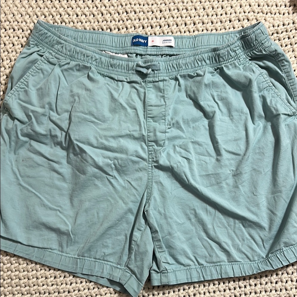 Old Navy Light Blue Jogger Shorts